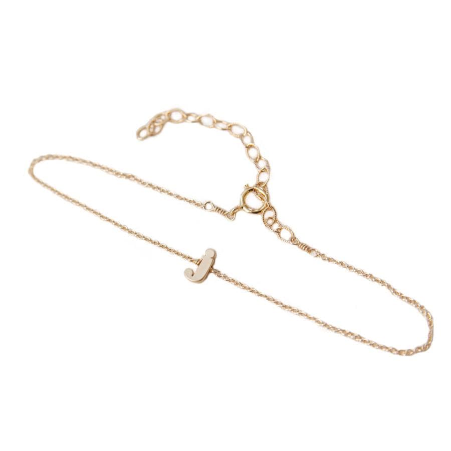 Rose Gold Love Letters Anklet