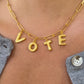 Bubble Vote Necklace