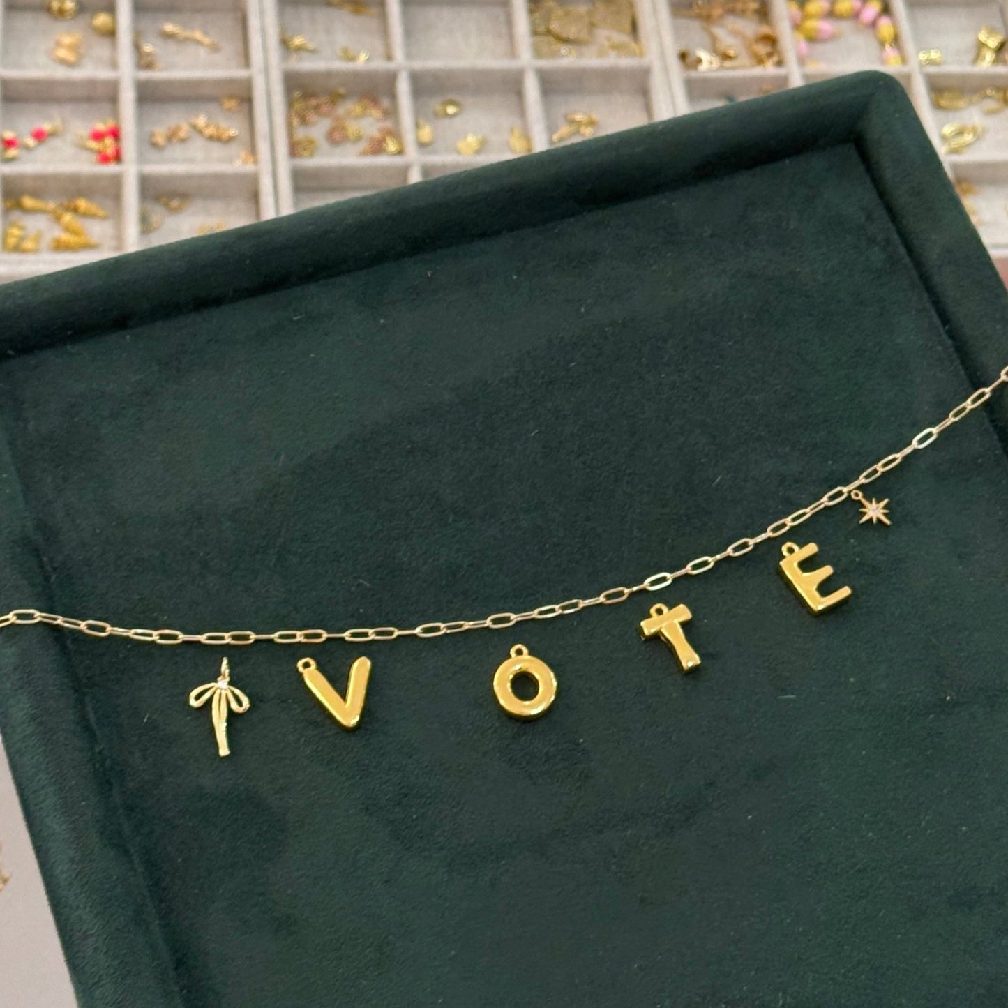 Bubble Vote Necklace