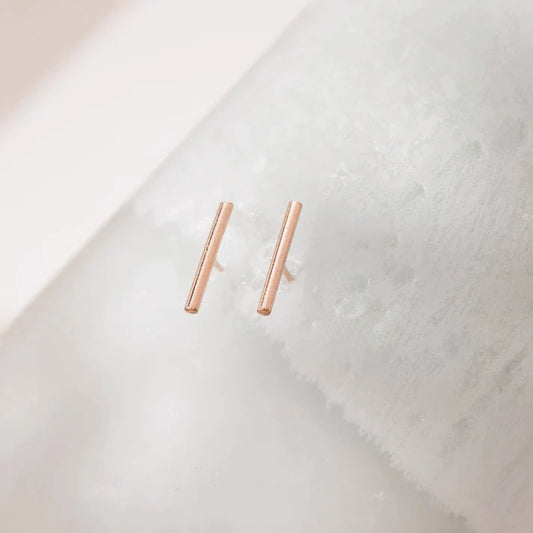 Bar Stud Earrings