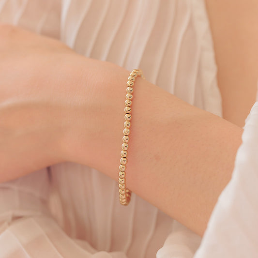 Gold Bead Bracelet