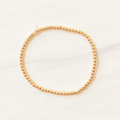 Gold Bead Bracelet