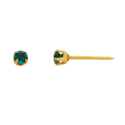 14K Birthstone Prong