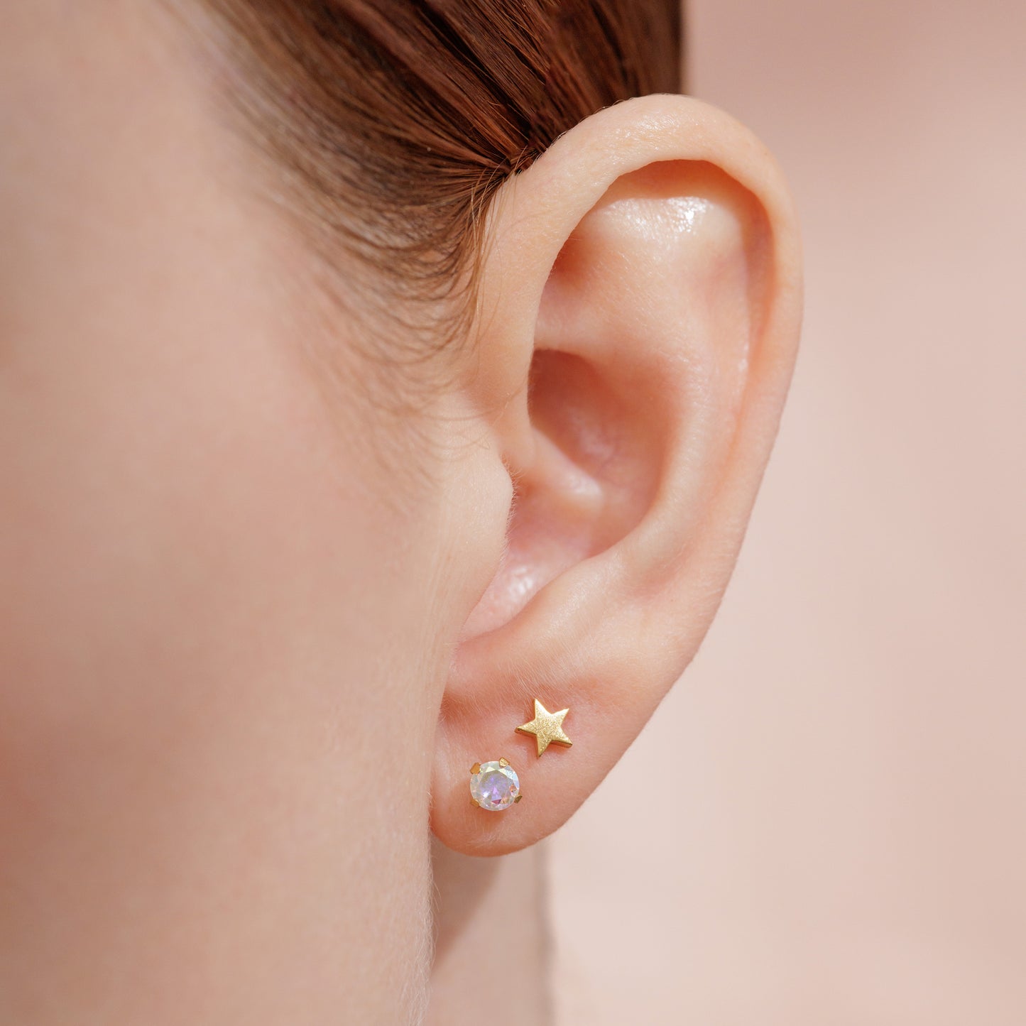 Tiny Star Screw Back Studs