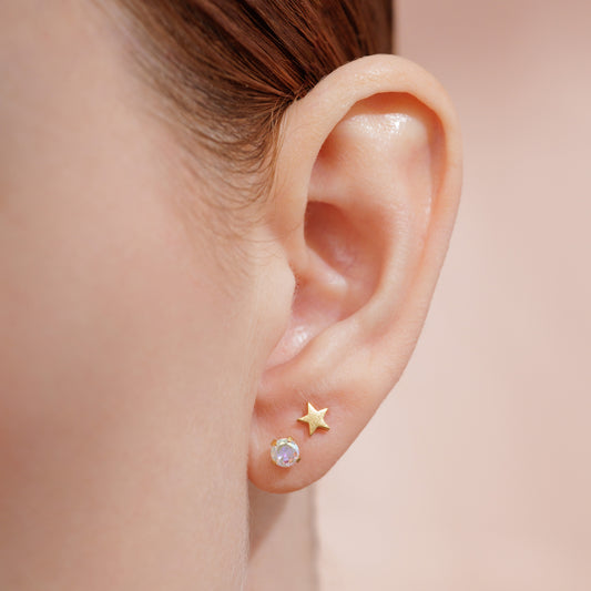 Tiny Star Screw Back Studs