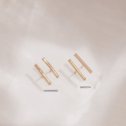 Bar Stud Earrings - adorn512