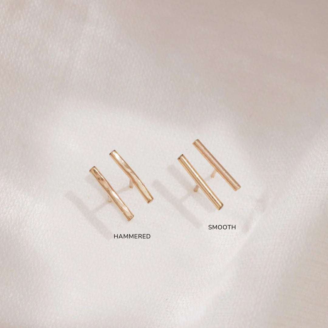 Bar Stud Earrings