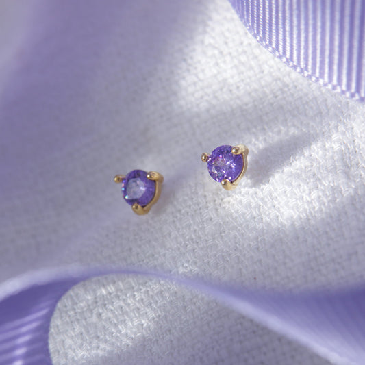 Birthstone Studs